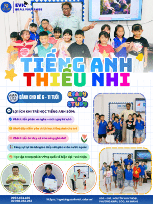 TIẾNG ANH THIẾU NHI – XÂY NỀN TẢNG, PHÁT TRIỂN TOÀN DIỆN
