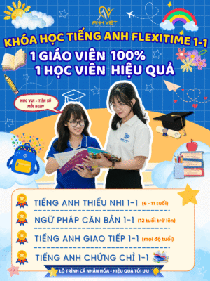 FLEXITIME 1:1 – HỌC TIẾNG ANH THEO ĐÚNG NHU CẦU CỦA BẠN