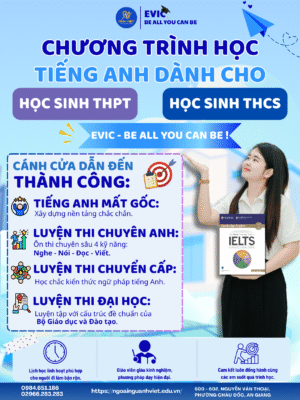 TIẾNG ANH 4 KỸ NĂNG CHO HỌC SINH THCS & THPT